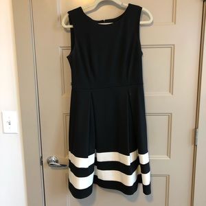 Black and White Calvin Klein Professional Dress 8
